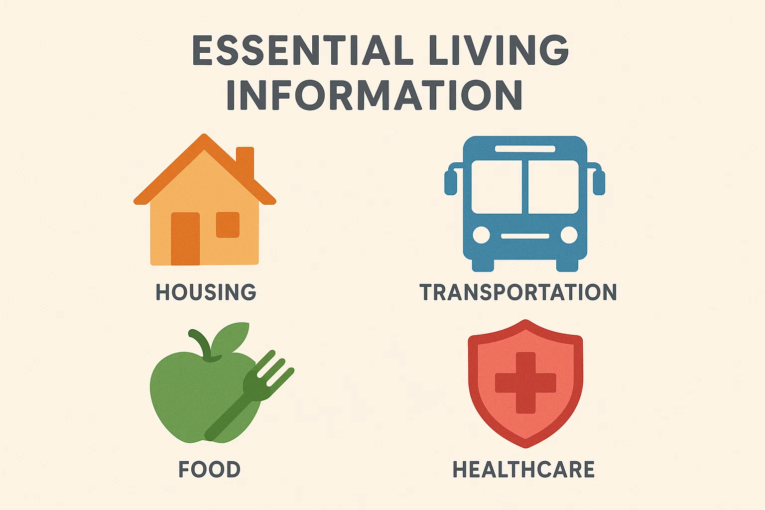 living essentials collage