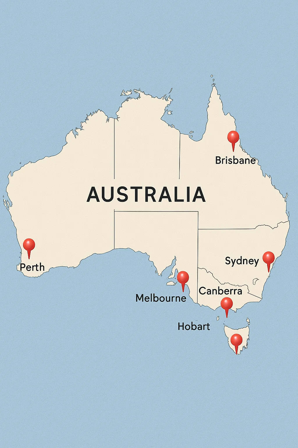 Australian map