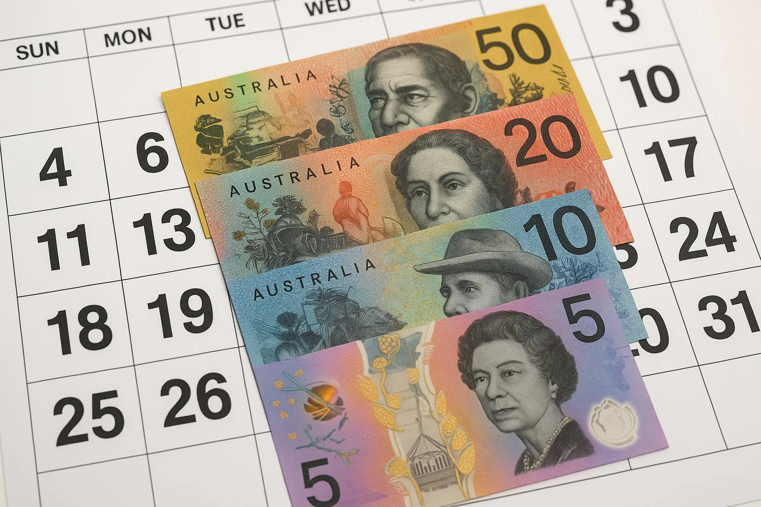 Australian currency planning